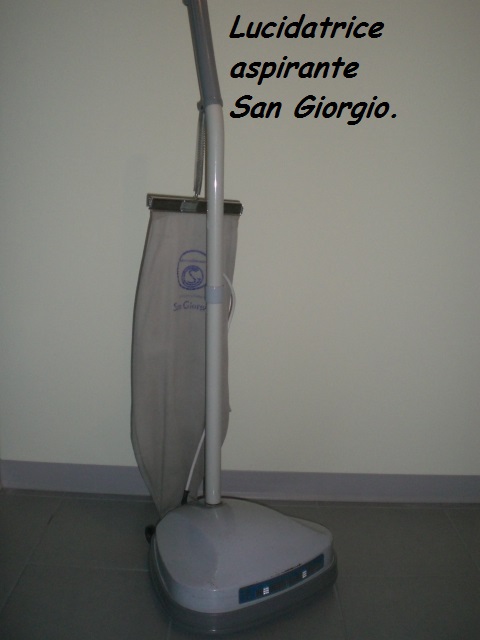 lucidatrice pavimenti anni60 SanGiorgio funzionante con spazzole nuove 